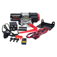 quiet brake power motor 3500lbs winch 12V with cheap price waterproof performance high quality